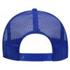 Ashen Fane Kids' Polyester Foam Front 5 Panel High Crown Mesh Back Trucker Hat, RYL Wht RYL view 2