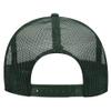 Ashen Fane Kids' Polyester Foam Front 5 Panel High Crown Mesh Back Trucker Hat, Dark Green view 2