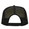 Ashen Fane Kids' Polyester Foam Front 5 Panel High Crown Mesh Back Trucker Hat, Black view 2