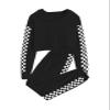 Meikulo Crop Tops Hoodies for Teen Girls Clothes Kids Cute Shirts Long Sleeve Fashion Sweatshirts Sweatpants Jogger Two Piece Outfits Athletic Sweatsuit Clothing Sets Black, 9-10 Years view 1