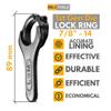 McJ Tools Reloading Die Lock Rings 1st Gen 6pack view 2