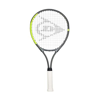 Dunlop Sports SX 27 Pre-Strung Tennis Racket, Grip Size 3/8, Yellow/Grey