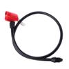 HELYZQ Bike Bicycle Handy Portable Air Pump Tire Inflator Replacement Hose Accessories,Black&red,67cm view 1