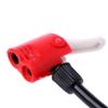 HELYZQ Bike Bicycle Handy Portable Air Pump Tire Inflator Replacement Hose Accessories,Black&red,67cm view 2