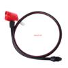 HELYZQ Bike Bicycle Handy Portable Air Pump Tire Inflator Replacement Hose Accessories,Black&red,67cm view 3