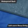 Catalonia Waterproof Stadium Blanket, Windproof Wearable Poncho for Football Sideline & Sports Events for Fans, Portable, Durable Outdoor Blanket for Camping & Tailgating view 2