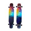 Longboard 7 Layer Maple Wood Deck Longboards Skateboard Girls Boys, Complete Cruiser 43 Inches Drop Through Long Boards Skateboards for Kids Adults, Beginners, Teens (Color : C with LED) view 1