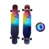 Longboard 7 Layer Maple Wood Deck Longboards Skateboard Girls Boys, Complete Cruiser 43 Inches Drop Through Long Boards Skateboards for Kids Adults, Beginners, Teens (Color : C with LED) view 2
