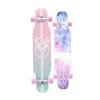 Longboard 7 Layer Maple Wood Deck Longboards Skateboard Girls Boys, Complete Cruiser 43 Inches Drop Through Long Boards Skateboards for Kids Adults, Beginners, Teens (Color : E with LED) view 1