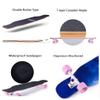 Longboard 7 Layer Maple Wood Deck Longboards Skateboard Girls Boys, Complete Cruiser 43 Inches Drop Through Long Boards Skateboards for Kids Adults, Beginners, Teens (Color : E with LED) view 4
