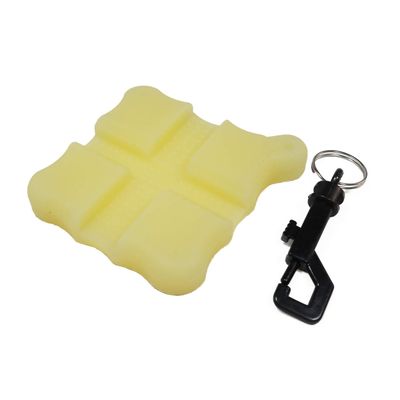 Archery Arrow Puller Gripper Target Remover with Hook Belt Clip for Removing Shafts (Clear Yellow)