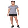 Xelky 3-4 Pack Women's V Neck Tshirt Short Sleeve Moisture Wicking Athletic Shirts Sport Activewear Fitness Workout Gym Tops 3Black/Gray/Wine Red M view 4