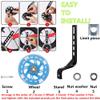 YMUAN Training Wheels Flash Mute Wheel Bicycle Stabiliser Mounted Kit Compatible for Bikes of 12 14 16 18 20 Inch, Including Mounted Kit, for Boys and Girls (Blue) view 3