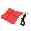 Archery Arrow Puller Gripper Target Remover with Hook Belt Clip for Removing Shafts (Clear Red)