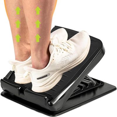 Slant Board, Adjustable Incline Board and Calf Stretcher, Stretch Board for Stretching Tight Calves or Plantar FasciitisFoot Stool Adjustable Strength Training Equipment Leg Exercise Machines
