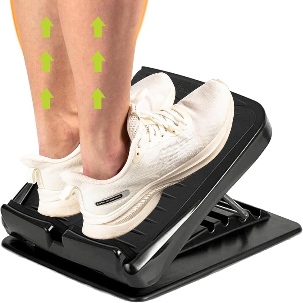 Slant Board, Adjustable Incline Board and Calf Stretcher, Stretch Board for Stretching Tight Calves or Plantar FasciitisFoot Stool Adjustable Strength Training Equipment Leg Exercise Machines