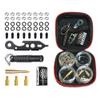 FOX SMILING 145 Pieces Dart Tool Kit with Steel Rubber O Ring, Stone Sharpener Dart Repair Accessories Set Flight Protector and Weight Add A Grams,Small Packaging Easy Carrying (145 Pieces) view 1