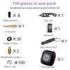 FOX SMILING 145 Pieces Dart Tool Kit with Steel Rubber O Ring, Stone Sharpener Dart Repair Accessories Set Flight Protector and Weight Add A Grams,Small Packaging Easy Carrying (145 Pieces) view 2