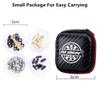 FOX SMILING 145 Pieces Dart Tool Kit with Steel Rubber O Ring, Stone Sharpener Dart Repair Accessories Set Flight Protector and Weight Add A Grams,Small Packaging Easy Carrying (145 Pieces) view 4