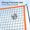 L Screen Baseball Screen Pitching Screen for Batting Cage, Lightweight Pitch Training Ball Accessory, Pitcher Protection 7x7 ft L-Screen Pitching Net Protector Net for Pitcher Safety view 3