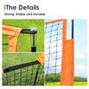 L Screen Baseball Screen Pitching Screen for Batting Cage, Lightweight Pitch Training Ball Accessory, Pitcher Protection 7x7 ft L-Screen Pitching Net Protector Net for Pitcher Safety view 4