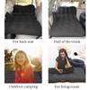 SAYGOGO Inflatable Car Air Mattress Travel Bed - Thickened Car Camping Bed Sleeping Pad with Air Pump 2 Pillows for Car Tent SUV Sedan Pickup Back Seat - Black view 3