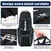 Partage Golf Travel Bag with Wheels, Golf Travel Case for Airlines, 900D Heavy Duty Oxford -Black view 2