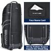 Partage Golf Travel Bag with Wheels, Golf Travel Case for Airlines, 900D Heavy Duty Oxford -Black view 4
