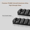 Bontok Single Picatinny Aluminum Accessory Rail Set 3 5 7 9 11 13 Slots with 13 T-Nuts & Screws, 6 Wrench-Rounded Corner view 4