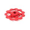 Derailleur Pulley Wheels, 2PCS 11 Speed Replacement Set, Wheel Assembly for Mountain Biking Road Cycling Commuting Bike Repair Activities(red) view 3