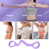 Kvittra Figure 8 Fitness Resistance Band, Arm|Back Training Elastic Ropes - Pure Barre Workout Chest Arm and Shoulder Stretch Bands Exercise Equipment for Physical Therapy,Yoga,Pilates, Stretching view 3