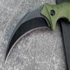 Ccanku C1111 Fixed Blade Knife D2 Steel Blade G10 Handle Claw Knife with Kydex Sheath for Outdoor Survival (Army green) view 4