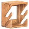 vidaXL Wall Mounted Skateboard Holder - Durable Solid Acacia Wood - Holds Two Skateboards  Easy Wall Mounting - No Assembly Required view 1