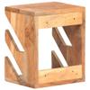 vidaXL Wall Mounted Skateboard Holder - Durable Solid Acacia Wood - Holds Two Skateboards  Easy Wall Mounting - No Assembly Required view 3