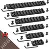 Bontok Single Picatinny Aluminum Accessory Rail Set with T-Nuts & Screws, Wrench- Squared Corner- Aluminum view 1