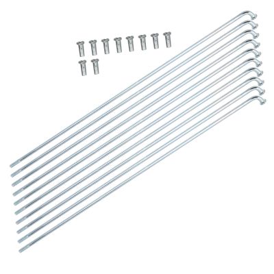 VGEBY Spoke, 10Pcs 13G 2.2mm Spokes Stainless Steel Spokes Tricycle Accessories(80MM) Spokes Spokes 320Mm 14 Spokes