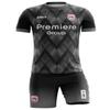 ORKY Custom Men Soccer Jersey with Short, Women Personalized Name Number Sport Shirt, Boys Girls Training Uniform Full Kit(Black 110cm) view 1