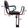 WORAMUK Rear Kid's Bike seat,Rear Child Bike seat,Rear Mount Bike seat with Armrests,Pedals and Harness for Most Adult Bike Ages 2 to 8 Years(Up to 110lb) view 2
