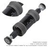 Alomejor Bottom Bracket 68mm Sealed Bottom Bracket Taper Metal Bearing for Mountain with Screws (120mm) view 2