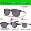 Prizo ORL Polarized Lenses Replacement for Oakley Latch Beta Sunglasses OO9436 - MultiColors (Dark Black) view 4