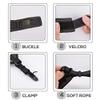 Elong Adjustable Archery Compound Bow Release Aid with Foldback Design- Black Wrist Strap Trigger Caliper for Right Left Hand view 4