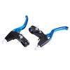 Dilwe 1 Pair Brake Levers, Aluminum Alloy Mountain Cycling Level(Blue) and Spare Parts view 1