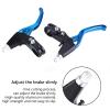 Dilwe 1 Pair Brake Levers, Aluminum Alloy Mountain Cycling Level(Blue) and Spare Parts view 4