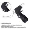 Dilwe 1 Pair Brake Levers, Aluminum Alloy Mountain Cycling Level(Silver) and Spare Parts view 4