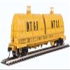 Walther Proto HO Scale 1/87 50' Evans Cushion Coil Car - Ready to Run - Detroit, Toledo & Ironton #1165 (Glass-Fiber Hoods, Yellow, Black) view 1