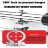WXYZ Pull-Up Bar Portable Steel Horizontal Bar, Strength Training Chin Up Bar, 63-74cm, 74-94cm, 94-126cm, 110-140cm, 130-175cm, 150-195cm, 190-215cm (Size : 63-74cm) view 3