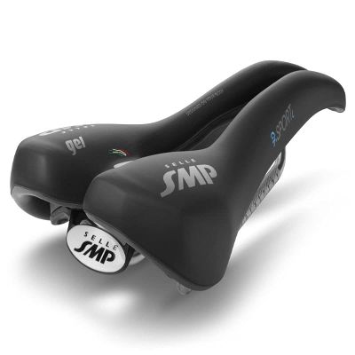 SMP E-Sport Large Gel MATT Black Saddle 2020