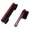 GSE Games & Sports Expert 2-Piece Solid Wood Billiard Pool Table Brush and Rail Brush Set, Billiards Pool Table Cleaning Tools, Mahogany view 1