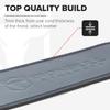 7mm Leather Weight Lifting Belt - 4" Wide Tapered Premium Leather Lifting Belt for Gym, Workout & Weight Training - Weightlifting Belts for Men and Women (Medium, Grey) view 4
