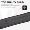 7mm Leather Weight Lifting Belt - 4" Wide Tapered Premium Leather Lifting Belt for Gym, Workout & Weight Training - Weightlifting Belts for Men and Women (XX-Large, Black) view 4